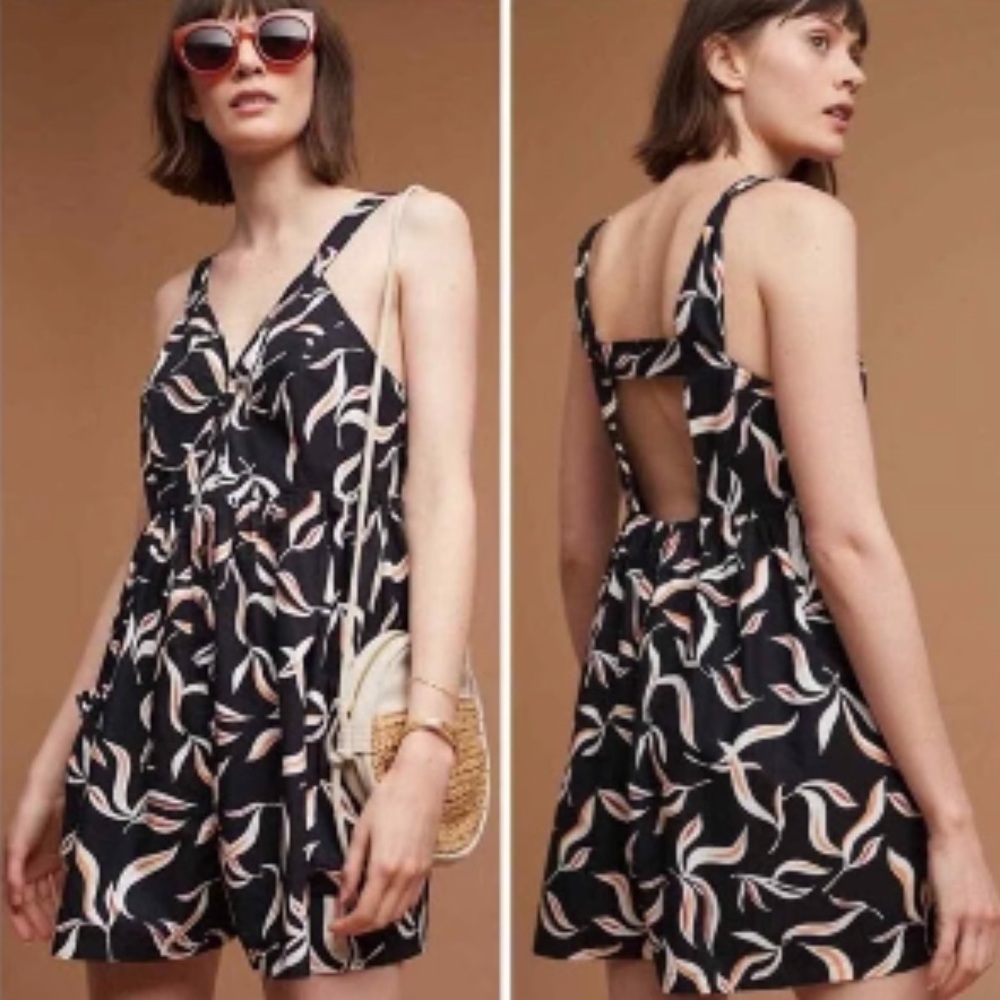 ANTHROPOLOGIE Hei Hei Palma Floral Romper / NWOT